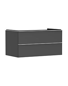 hansgrohe Xelu Q meuble sous-vasque 54079700 980x485x550mm, 2 tiroirs, gris diamant mat, blanc mat