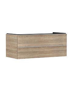 hansgrohe Xelu Q vanity unit 54084700 1180x485x550mm, 2 drawers, natural oak, matt white