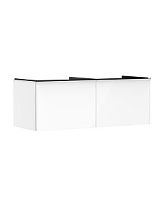hansgrohe Xelu Q Waschtischunterschrank 54066000 1360x485x550mm, 2 Schubkästen, weiß hochglanz, chrom