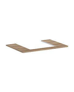 hansgrohe Xelu Q Konsole 54094230 780 x 550 mm, Ausschnitt 500 x 480 mm, Eiche Natur