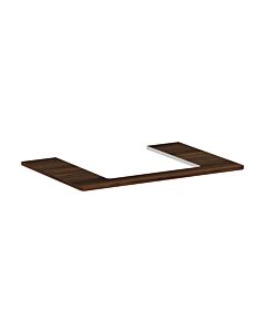 hansgrohe Xelu Q Konsole 54094630 780 x 550 mm, Ausschnitt 500 x 480 mm, Nussbaum dunkel