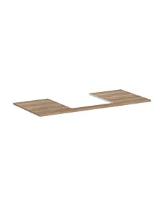hansgrohe Xelu Q Konsole 54096230 1180 x 550 mm, Ausschnitt 500 x 480 mm, Eiche Natur