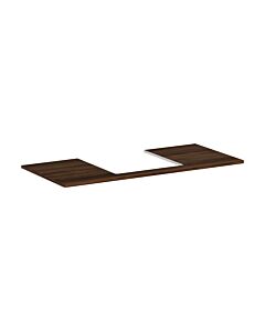 hansgrohe Xelu Q console 54096630 1180 x 550 mm, découpe 500 x 480 mm, noyer foncé