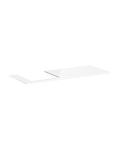 hansgrohe Xelu Q console 54097050 1360 x 550 mm, cutout on the left, 540 x 480 mm, high-gloss white