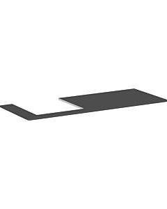 hansgrohe Xelu Q Konsole 54097910 1360 x 550 mm, Ausschnitt links, 540 x 480 mm, diamantgrau matt