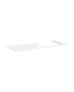 hansgrohe Xelu Q Konsole 54098050 1360 x 550 mm, Ausschnitt rechts, 540 x 480 mm, weiß hochglanz