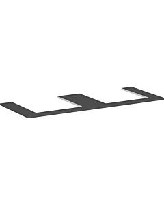 hansgrohe Xelu Q console 54099910 1360 x 550 mm, 2 découpes 500 x 480 mm, gris diamant mat