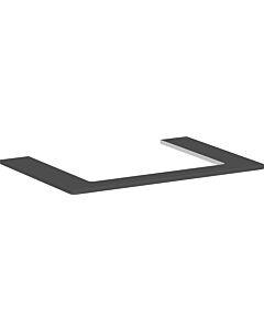 hansgrohe Xelu Q console 54109910 780 x 550 mm, découpe 600 x 480 mm, gris diamant mat