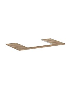 hansgrohe Xelu Q console 54110230 980 x 550 mm, découpe 600 x 480 mm, chêne naturel
