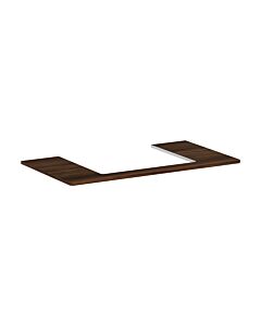 hansgrohe Xelu Q Konsole 54110630 980 x 550 mm, Ausschnitt 600 x 480 mm, Nussbaum dunkel