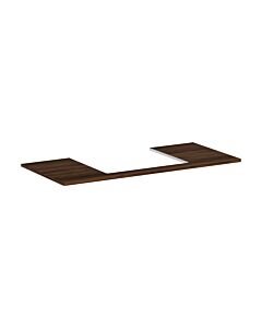 hansgrohe Xelu Q console 54111630 1180 x 550 mm, cutout 600 x 480 mm, dark walnut