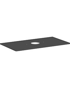hansgrohe Xelu Q console 54114910 980 x 550 mm, découpe au milieu, vasque à poser sans trou pour robinetterie, gris diamant mat
