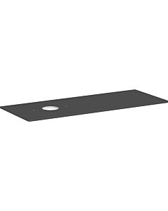 hansgrohe Xelu Q console 54116910 1360 x 550 mm, découpe à gauche, vasque à poser sans trou pour robinetterie, gris diamant mat