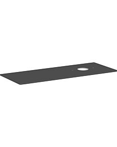 hansgrohe Xelu Q console 54117910 1360 x 550 mm, découpe à droite, vasque à poser sans trou pour robinetterie, gris diamant mat