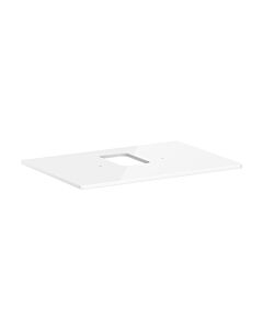 hansgrohe Xelu Q console 54120050 780 x 550 mm, cut-out in the middle, countertop washbasin with tap hole, high-gloss white