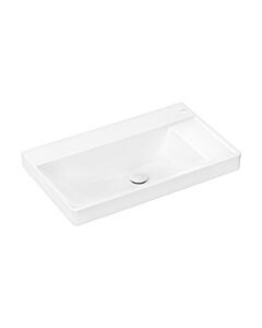 hansgrohe Xelu Q washbasin 61026450 800x480mm, shelf on the right, without tap hole/overflow, SmartClean, white