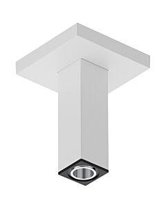 hansgrohe raccordement au plafond 24338700 100mm, blanc mat