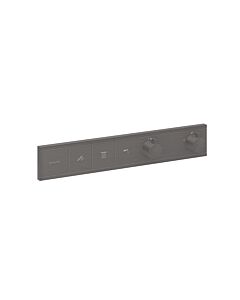 hansgrohe RainSelect Fertigmontageset 15381340 Unterputz-Thermostat, 3 Verbraucher, brushed black chrome