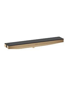 hansgrohe Rainfinity raccordement mural 26843140 avec support de douche à gauche et étagère, bronze brossé