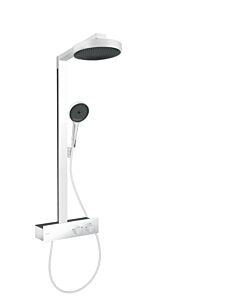 hansgrohe Rainfinity shower set 28742700 with thermostat, shower head size 250mm, matt white