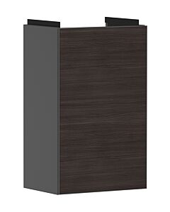 hansgrohe Xevolos E vanity unit 54171730 340x555x245mm, for hand basin, right, slate gray matt, dark oak