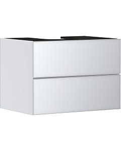 hansgrohe Xevolos E vanity unit 54187320 780x555x550mm, 2 drawers, matt white, white metallic