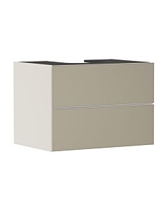 hansgrohe Xevolos E meuble sous-vasque 54188390 780x555x550mm, 2 tiroirs, beige sable mat, structure bronze