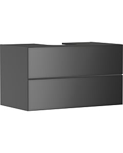 hansgrohe Xevolos E meuble sous-vasque 54192770 980x555x550mm, 2 tiroirs, gris ardoise mat, gris ardoise métallisé