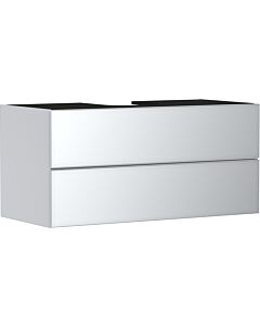 hansgrohe Xevolos E Waschtischunterschrank 54193320 1180x555x550mm, 2 Schubladen, mattweiß, weiß metallic