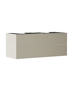 hansgrohe Xevolos E vanity unit 54197390 1370x555x550mm, 4 drawers, sand beige matt, bronze structure