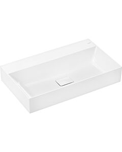 hansgrohe Xevolos E Waschtisch 61097450 800x480mm, ohne Hahnloch/Überlauf, SmartClean, weiß