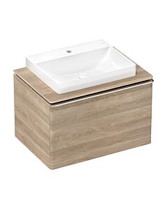 hansgrohe Xelu Q Konsole 54109230 780 x 550 mm, Ausschnitt 600 x 480 mm, Eiche Natur