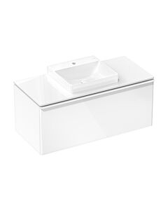 hansgrohe Xelu Q Konsole 54096050 1180 x 550 mm, Ausschnitt 500 x 480 mm, weiß hochglanz