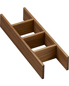 hansgrohe IntraStoris Inneneinteilung 54227630 für Schubkasten, Modul, 115x320mm, Nussbaum dunkel