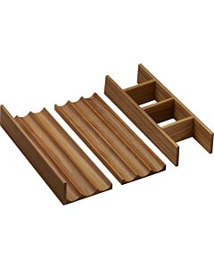 hansgrohe IntraStoris Inneneinteilung 54232630 für Schubkasten, 780x475/780x550/1575x550mm, Nussbaum dunkel