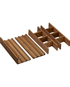 hansgrohe IntraStoris Inneneinteilung 54233630 für Schubkasten, Set, 980x475/980x550mm, Nussbaum dunkel