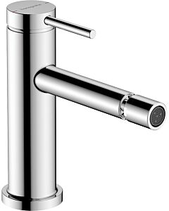 hansgrohe Mélangeur de bidet Tecturis S 73201000 avec tirette- garniture de vidange , chromé