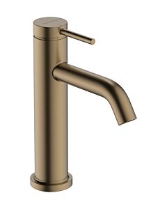 hansgrohe Tecturis S Waschtischarmatur 73318140 Ausladung 116mm, mit Zugstangen-Ablaufgarnitur, brushed bronze