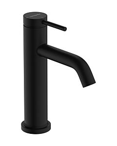 hansgrohe Tecturis S Waschtischarmatur 73318670 Ausladung 116mm, mit Zugstangen-Ablaufgarnitur, mattschwarz