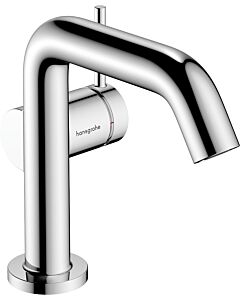 hansgrohe Tecturis S Waschtischarmatur 73322000 Ausladung 110mm, Push-Open-Ablaufgarnitur, chrom