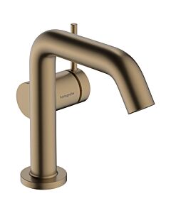 hansgrohe Tecturis S mitigeur lavabo 73322140 projection 110mm, push-open garniture de vidange , bronze brossé