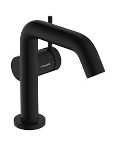 hansgrohe Tecturis S mitigeur lavabo 73322670 projection 110mm, push-open garniture de vidange , noir mat