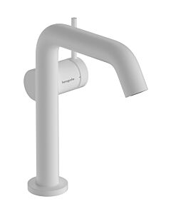hansgrohe Tecturis S Waschtischarmatur 73342700 Ausladung 150mm, mit Push-Open-Ablaufgarnitur, mattweiß