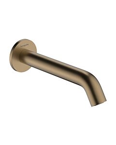 hansgrohe Tecturis S bec de bain 73411140 projection 198mm, bronze brossé