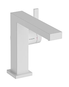 hansgrohe Tecturis E mitigeur lavabo 73024700 saillie 155mm, avec push-open garniture de vidange , blanc mat