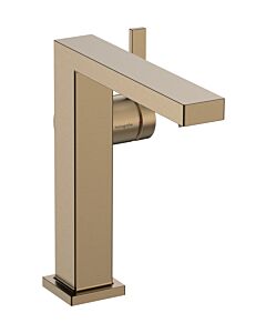 hansgrohe Tecturis E Waschtischarmatur 73042140 Ausladung 157mm, mit Push-Open-Ablaufgarnitur, brushed bronze