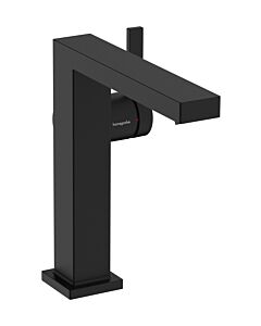 hansgrohe Tecturis E Waschtischarmatur 73042670 Ausladung 157mm, mit Push-Open-Ablaufgarnitur, mattschwarz