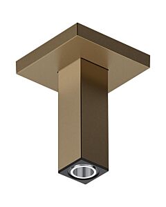 hansgrohe raccordement au plafond 24338140 100mm, bronze brossé