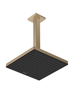 hansgrohe raccordement au plafond 24339140 300mm, bronze brossé