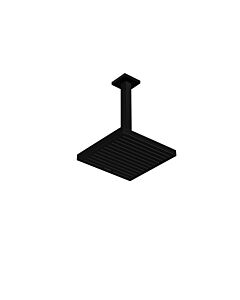 hansgrohe Pulsify E 1jet douche de tête 24331670 noir mat